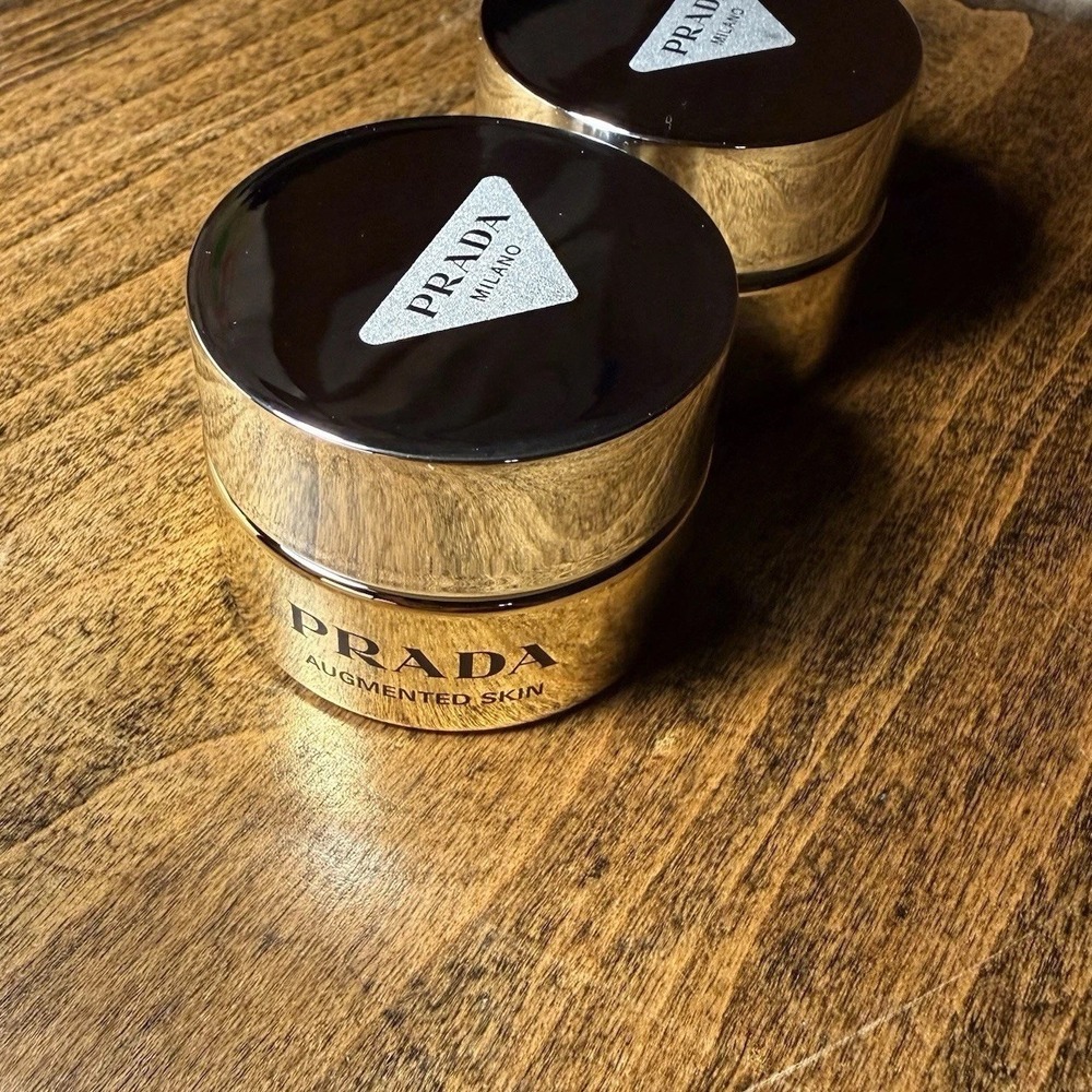 NEW Prada Augmented Skin Cream Crème Travel Sample 0.5 OZ/15 ML Lot X2 NO BOX
